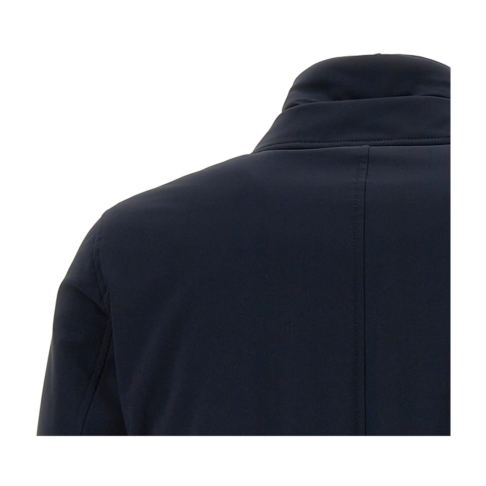 Herno Ultralichte Nylon Jas Blue Heren