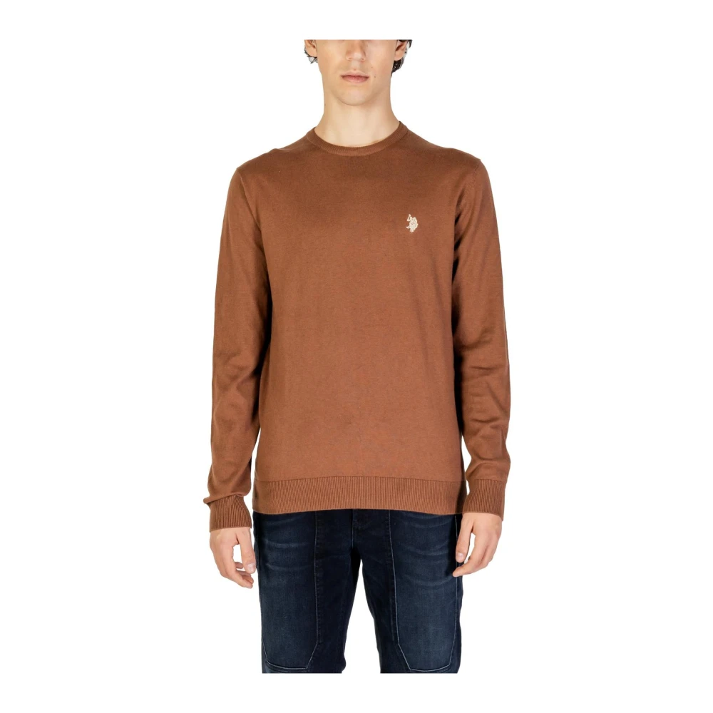 U.s. Polo Assn. Homme Marron - Knitwear > Round-Neck Knitwear