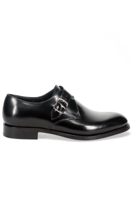 Eleganta Svarta Monk Strap Skor