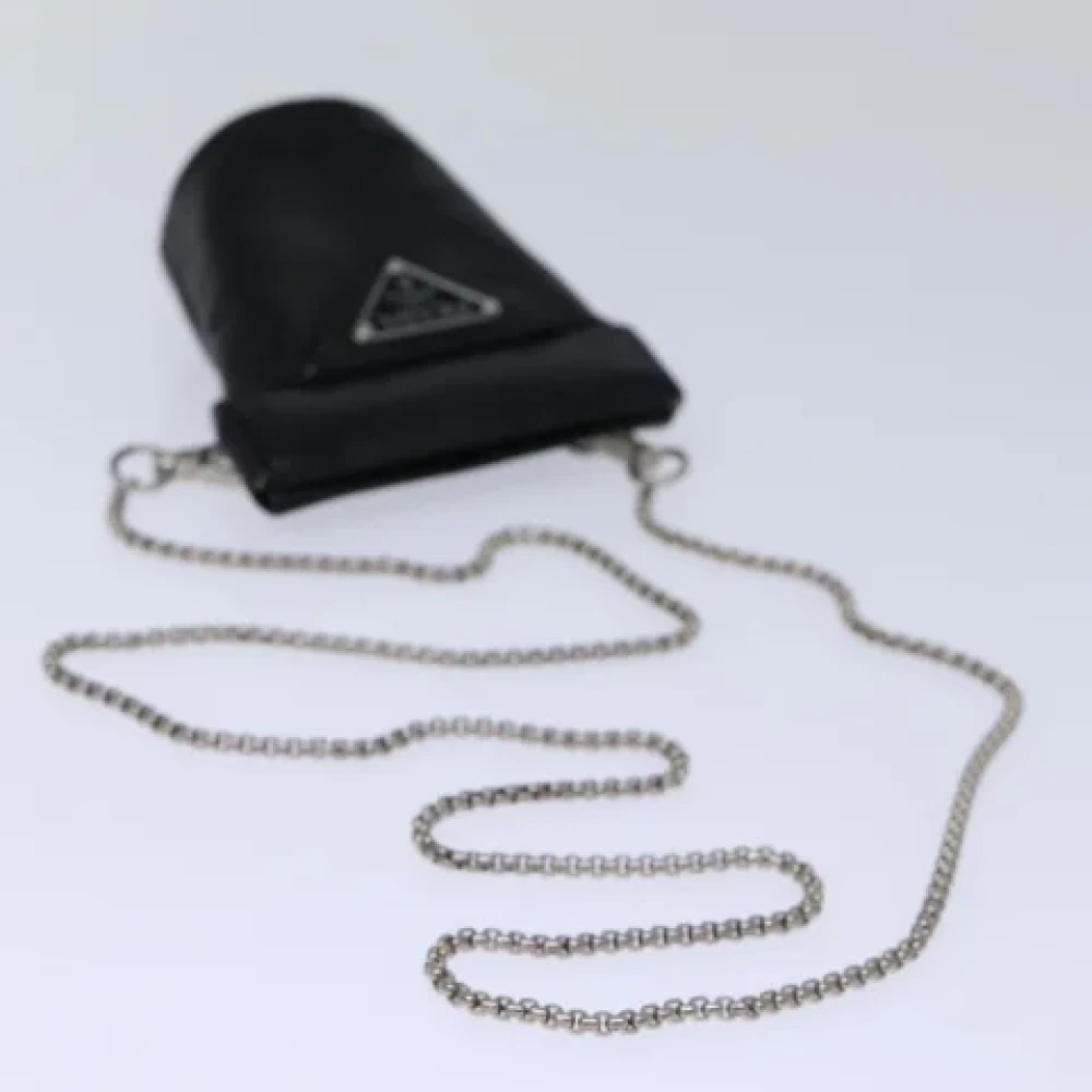 Prada Vintage Pre-owned Leather prada-bags Black Dames