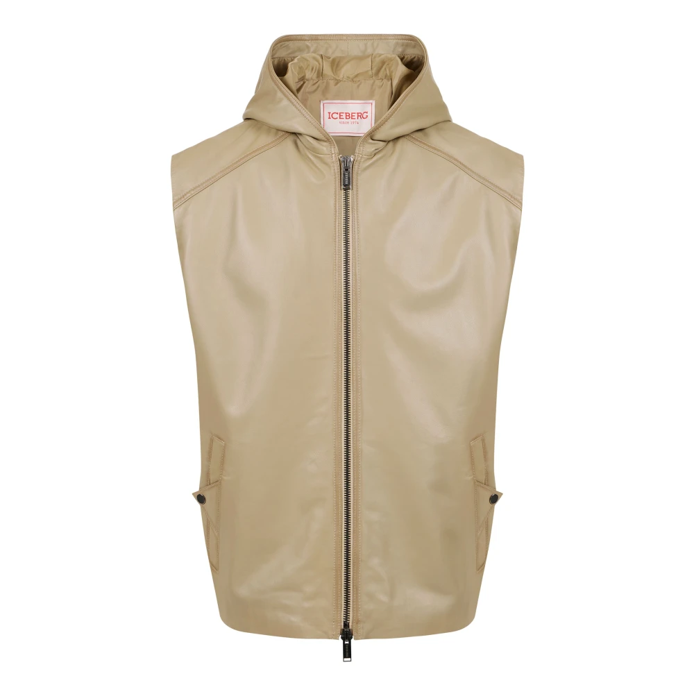 Jackets > Leather Jackets - - Iceberg - Modalova