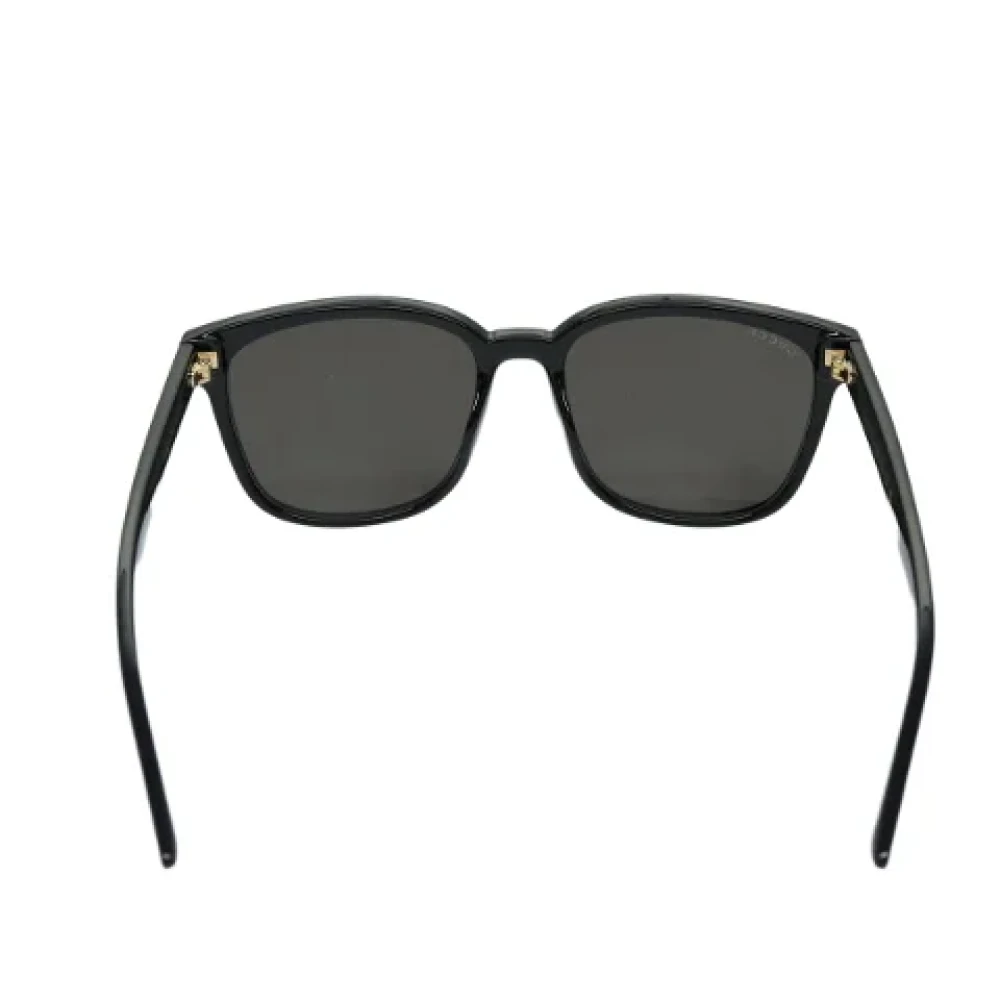 Gucci Vintage Pre-owned Plastic sunglasses Black Dames