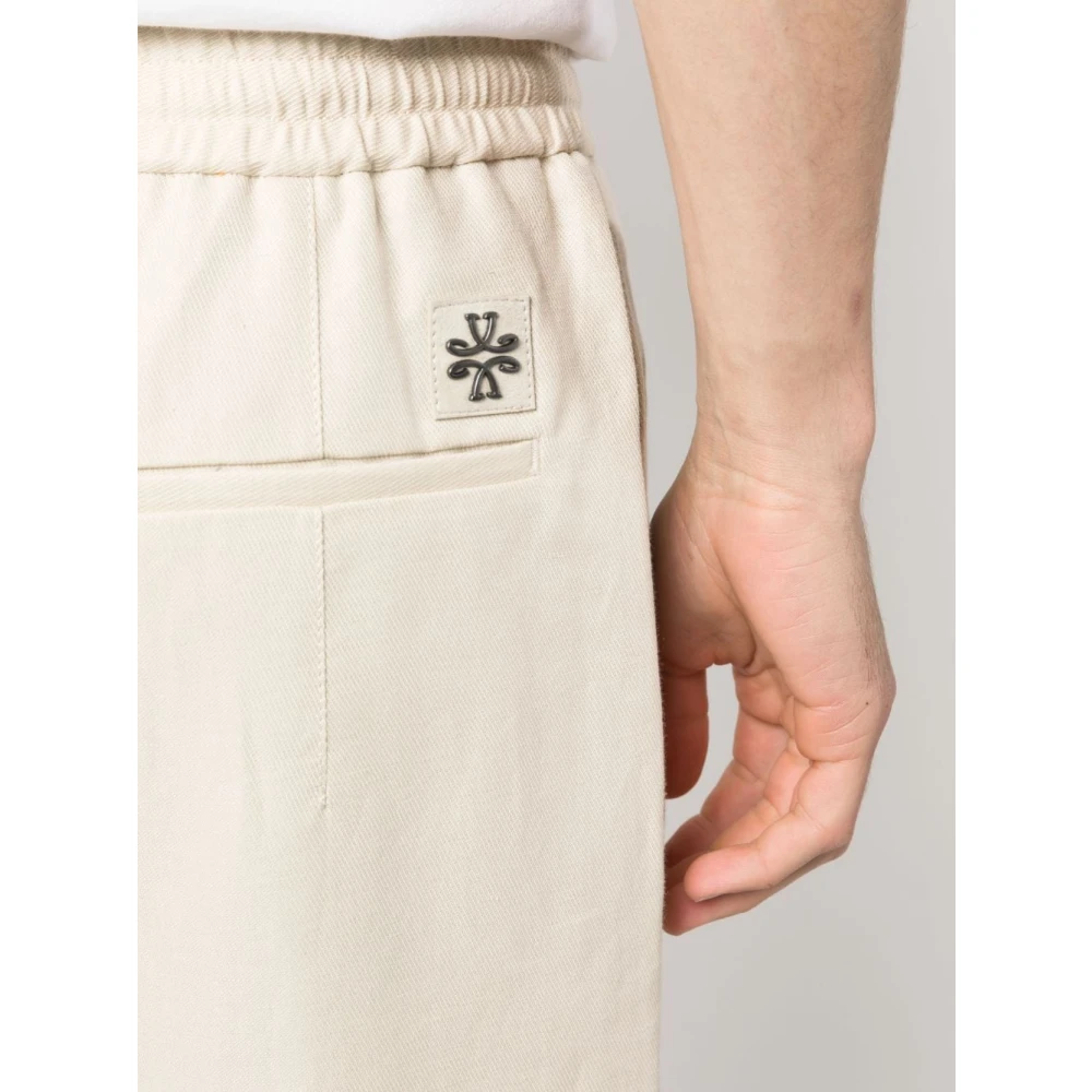 Jacob Cohën Lage Broek Beige Heren