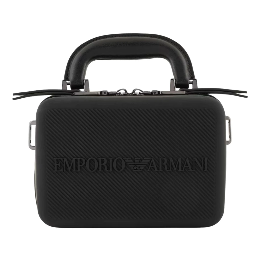 Emporio Armani Stijlvolle Schoudertas Black Heren