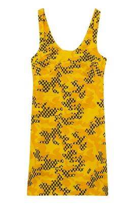 Camo Rutig Jerseyklänning