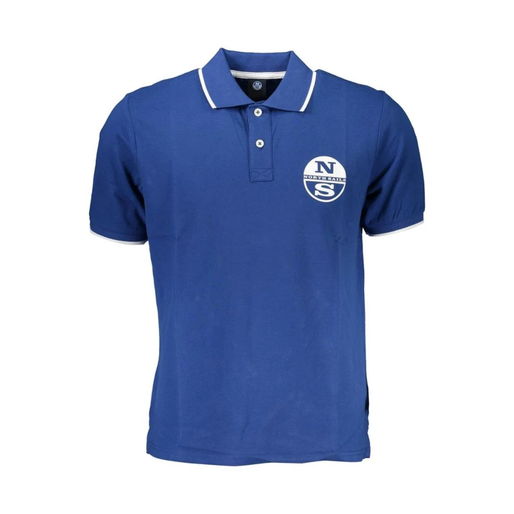 North Sails , Polo Shirts, Male, Blue, S, Polo Shirt