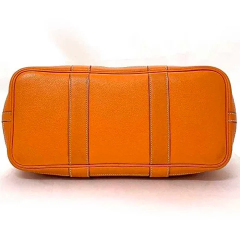 Hermès Vintage Pre-owned Fabric handbags Orange Dames