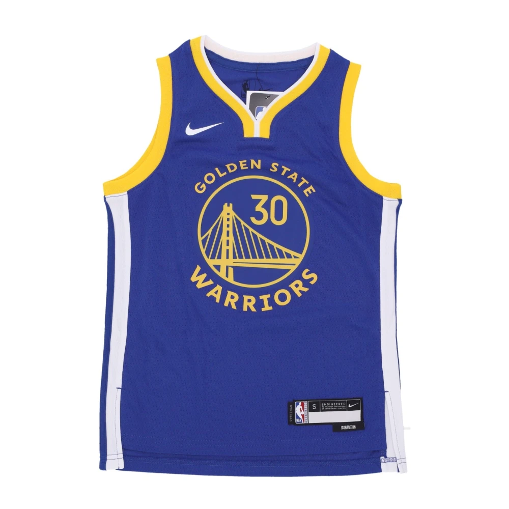 Nike Boys Blue Kids Sleeveless Tops, Xl, Golden State Warriors Basketball Tank Top