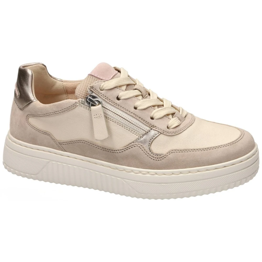 Gabor Plateau Sneaker Dames Schoenen Beige