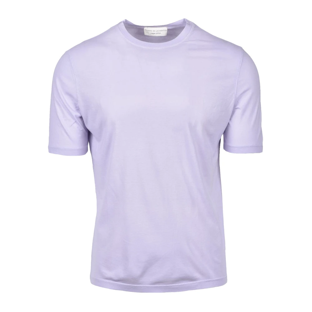 Filippo De Laurentiis Katoenen T-shirt Purple Heren