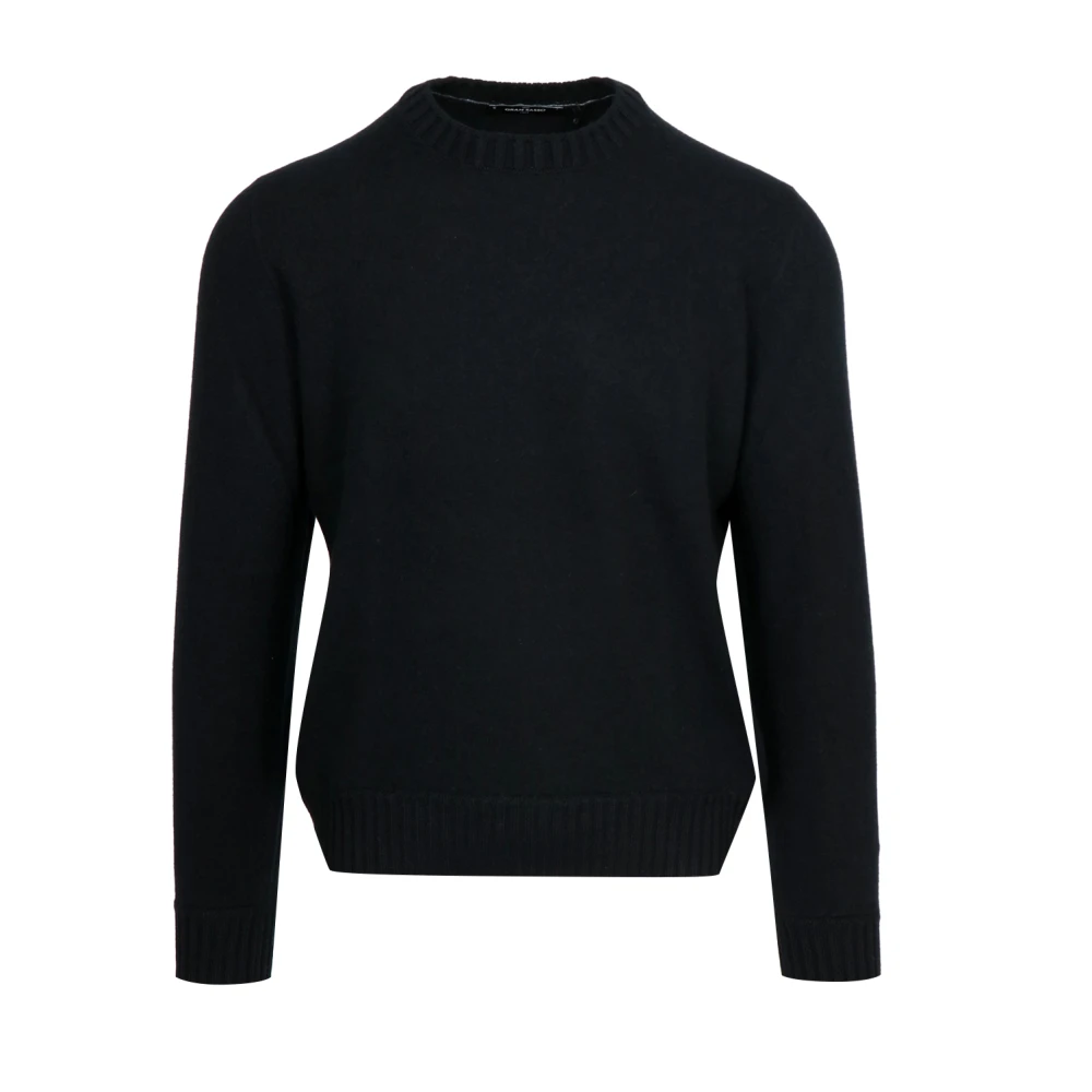Gran Sasso Svart Crew Neck Sweater