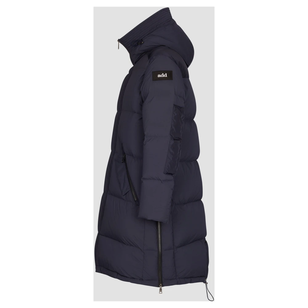 add Parka IN Nylon Stretch Blue Heren
