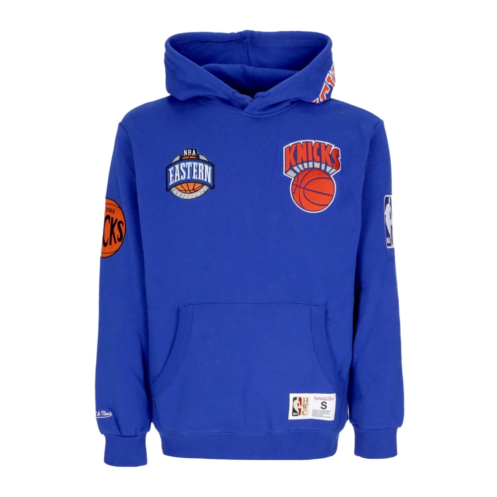 Mitchell & Ness NBA Hometown Fleece Hoodie Blue Heren