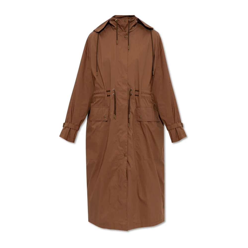 Max Mara Parka met trekkoord Augusta Brown Dames