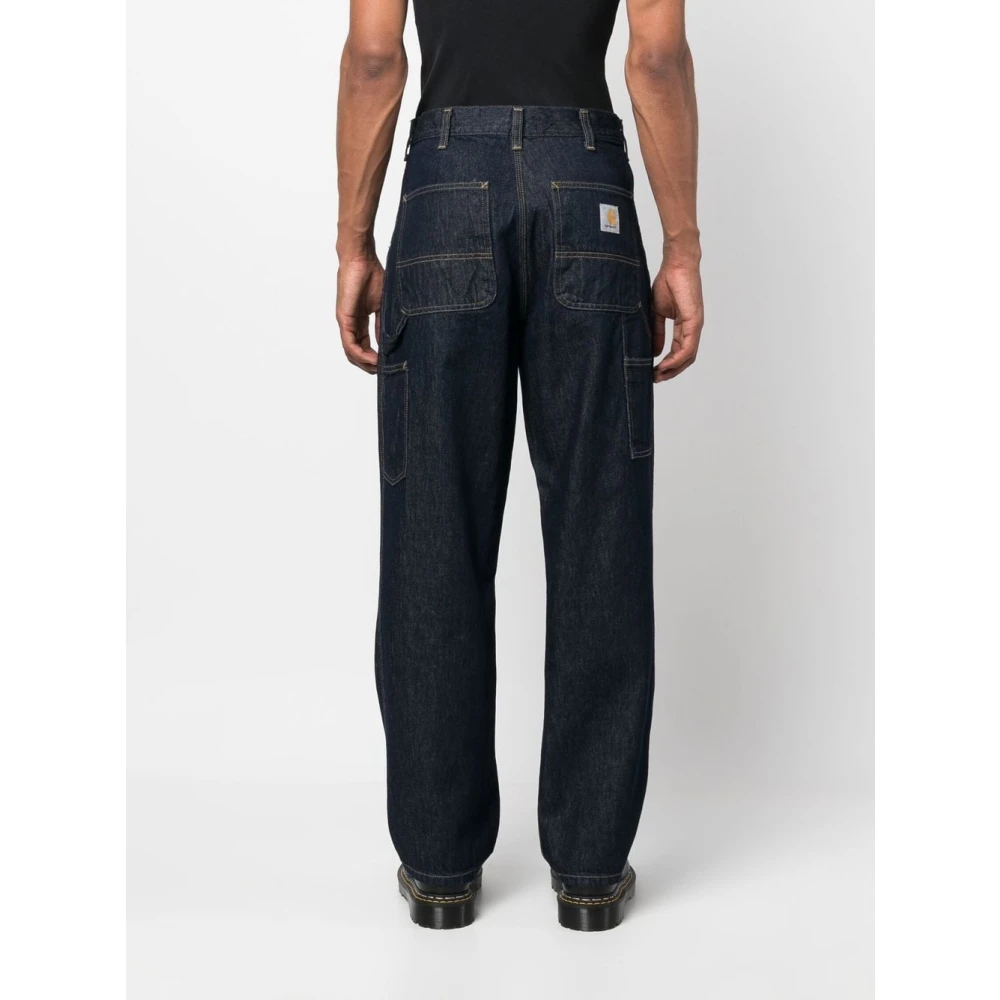 Carhartt WIP Werkkleding Denim Broek Blue Heren