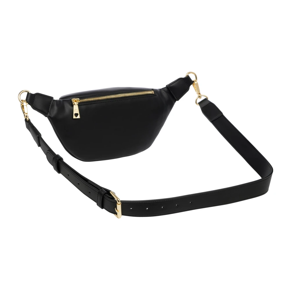 Love Moschino Sparkling Logo Belt bag Black Dames
