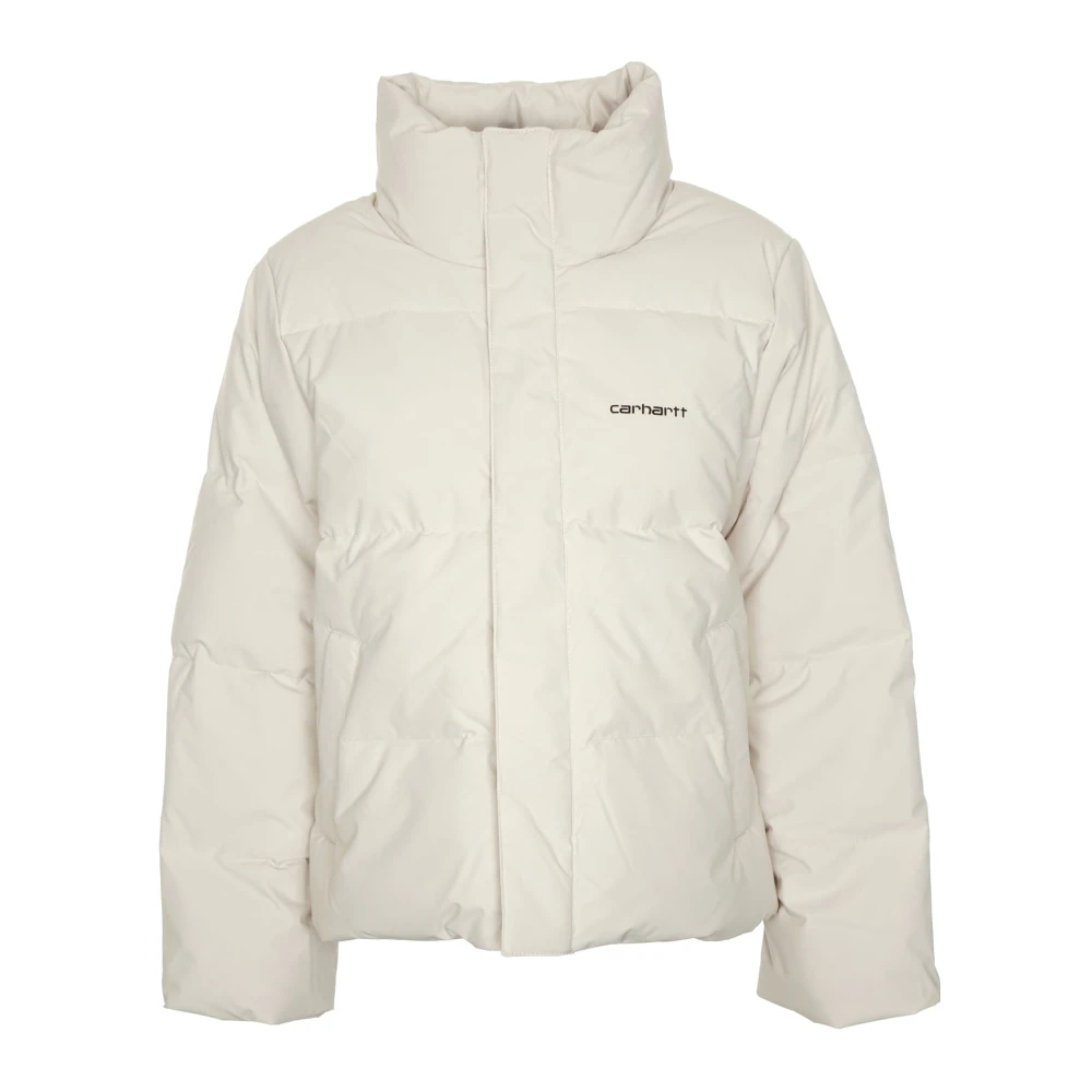 Carhartt WIP Lichte donsjas met opstaande kraag Beige Heren