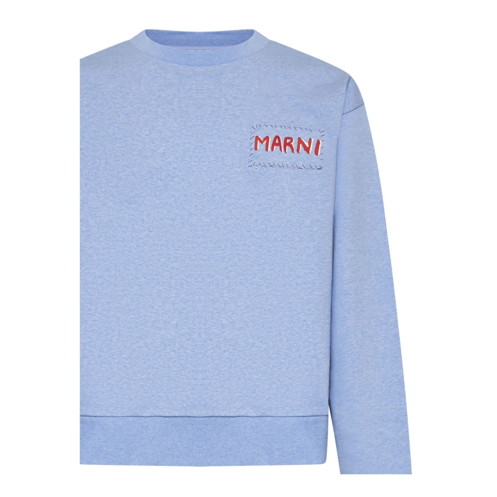 Marni Blauwe Sweaters voor Mannen en Vrouwen Blue Heren