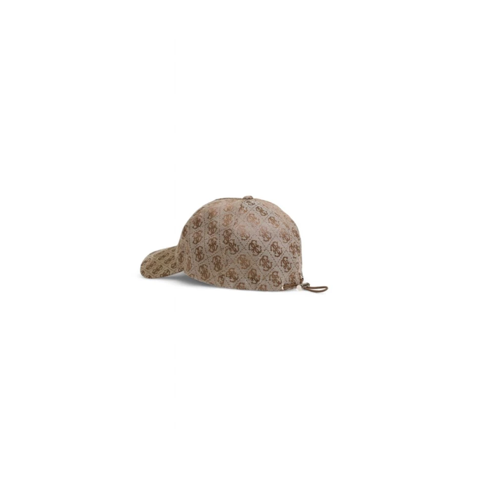 Guess Beige Polyester Herfst Winter Dames Hoed Beige Dames