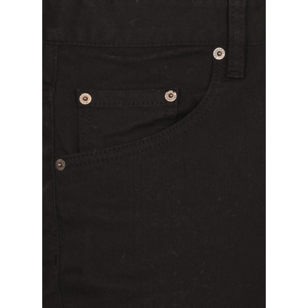 Dsquared2 Zwarte Katoenen Jeans met Logopatch Black Heren