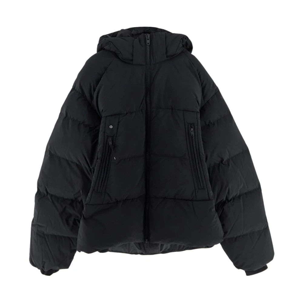 Y-3 Polyamide Puff Jack Black Heren