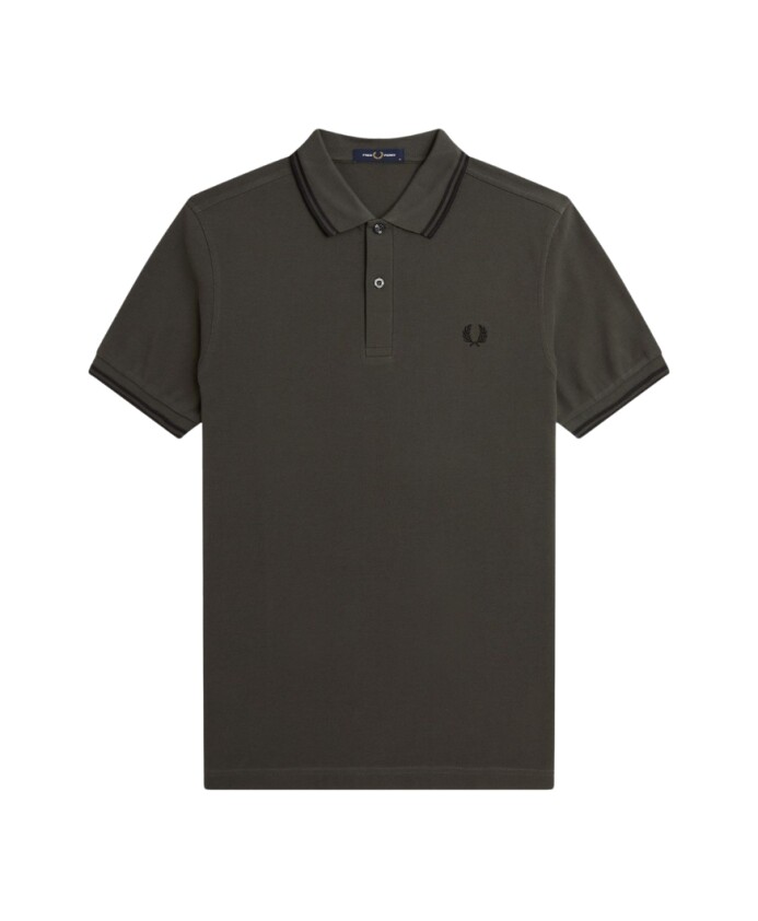polo-vert-fonce-avec-logo