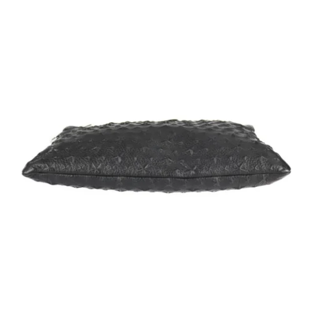 Jimmy Choo Pre-owned Leather clutches Black Dames