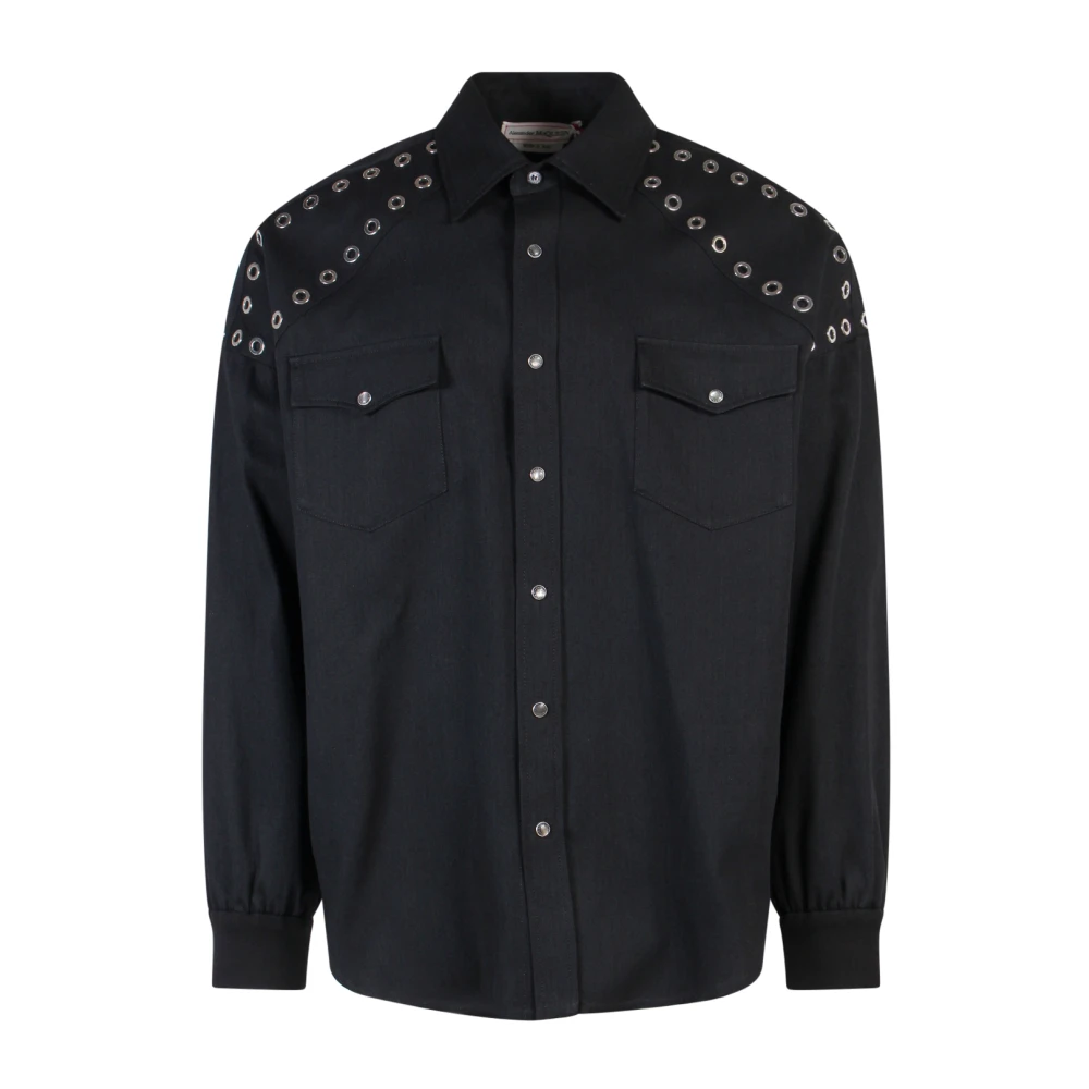 Alexander mcqueen Casual Shirts Black Heren