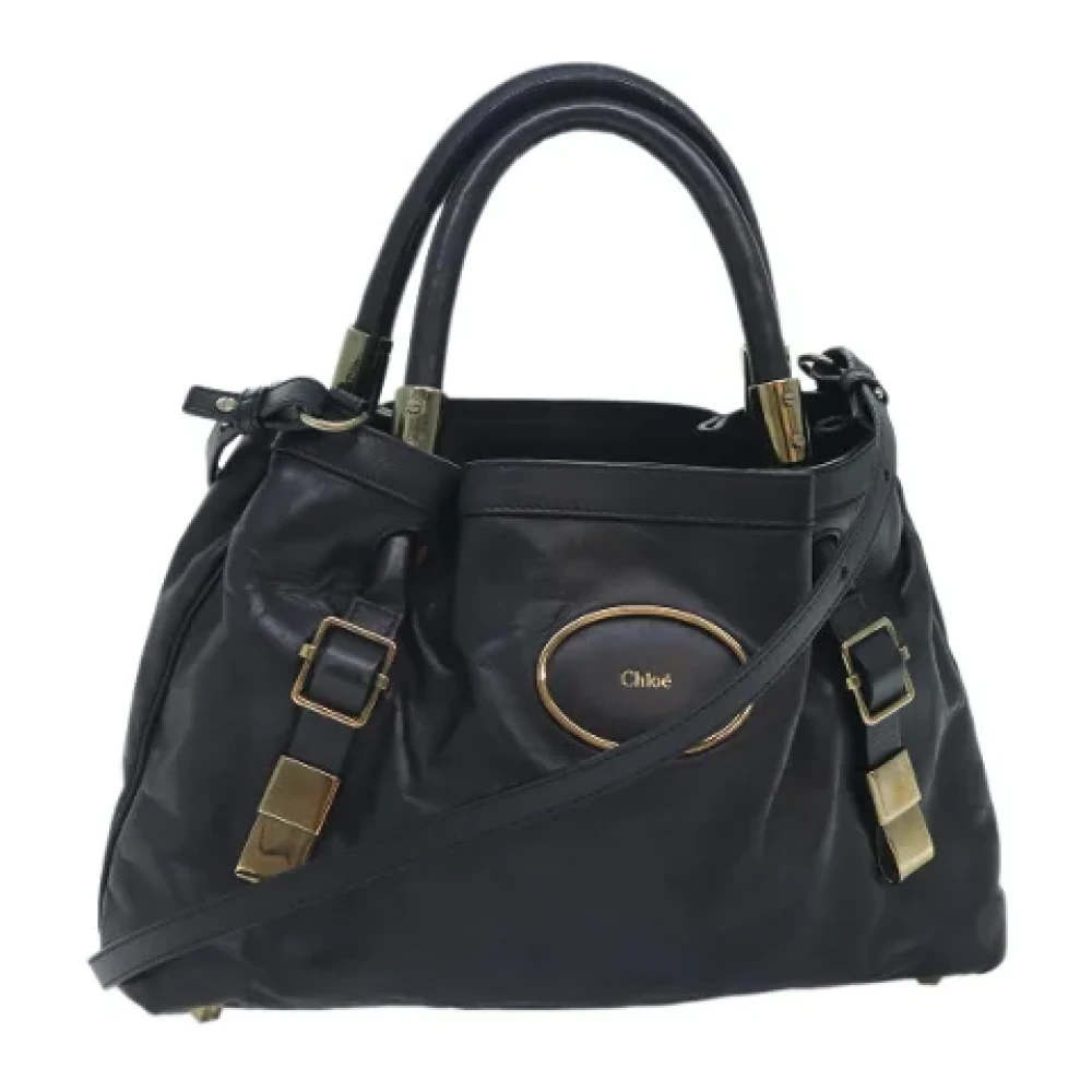 Chloé Pre-owned Leather handbags Black Dames
