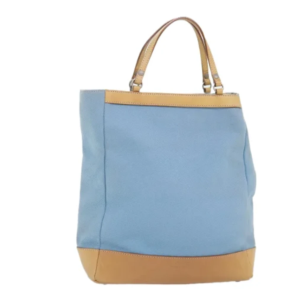 Burberry Vintage Pre-owned Canvas handbags Blue Dames