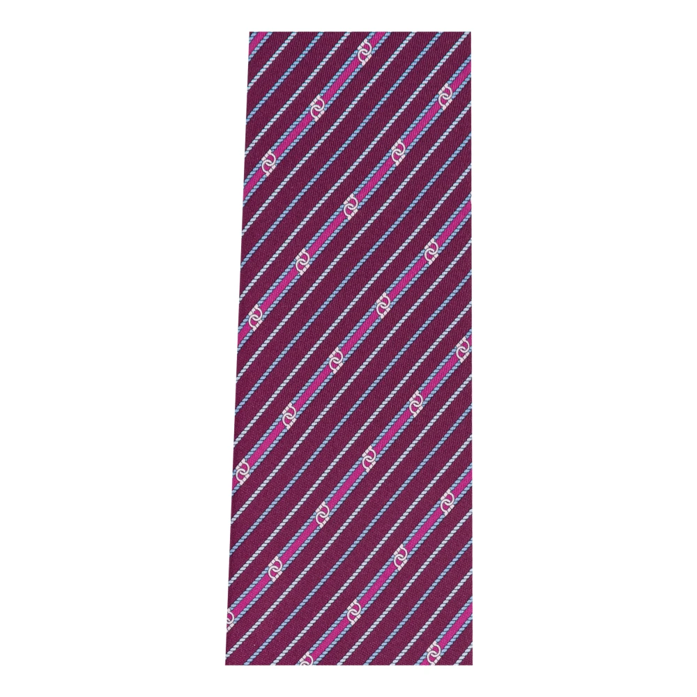 Salvatore Ferragamo Zijden stropdas Multicolor Heren