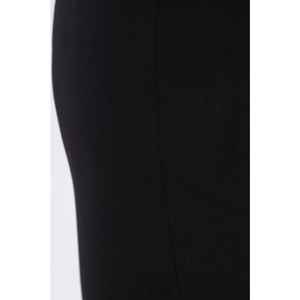 TotêMe Zwarte Legging met Elastische Tailleband en Rits Black Dames