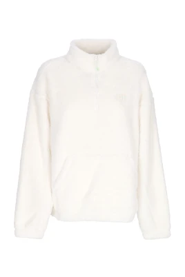 Sherpa Half-Zip Turtleneck Sweatshirt