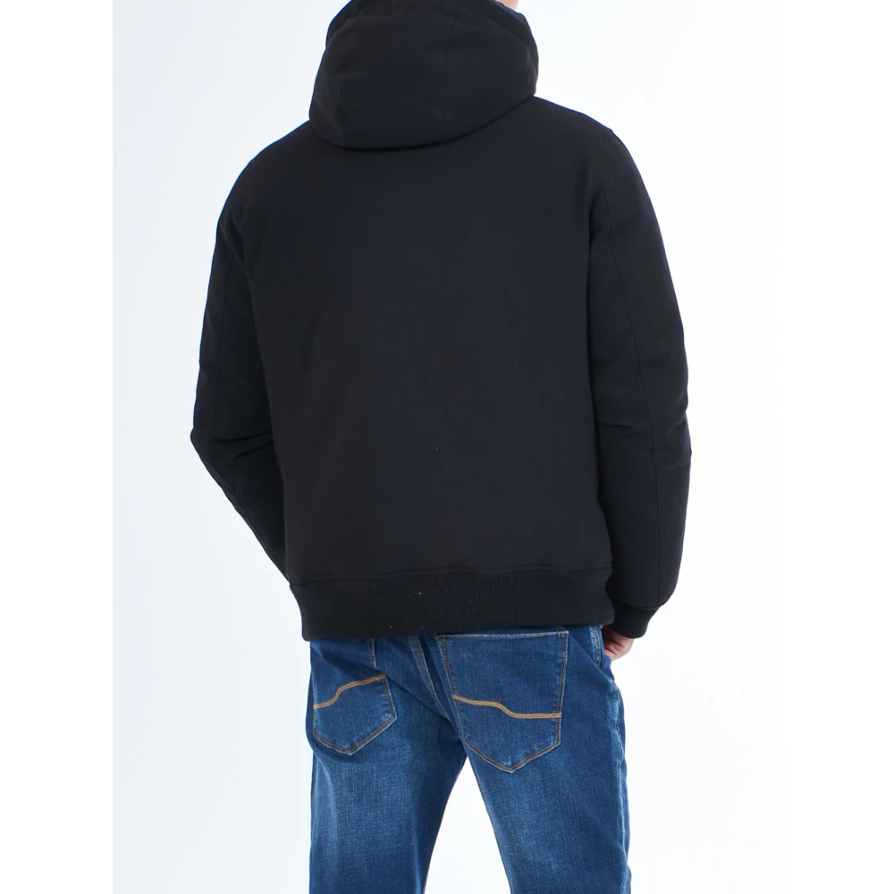 YES ZEE Zwarte Winterjas Black Heren