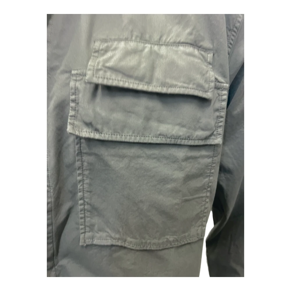 C.P. Company Gabardine Overshirt grau Gray Heren