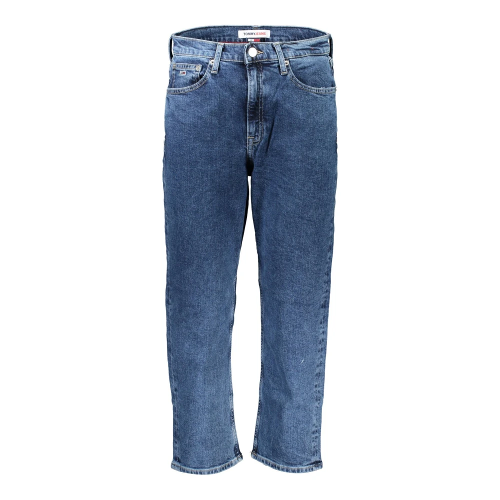 Tommy Hilfiger Blauwe Denim Jeans met Borduurwerk Blue Dames