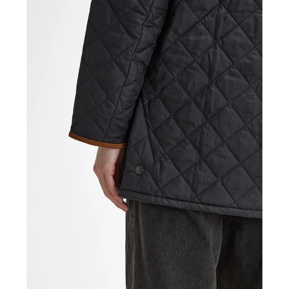 Barbour Klassieke Zwarte Gewatteerde Jas 30e Verjaardag Black Heren