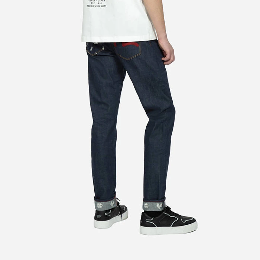 Evisu Slim-fit Jeans Blue Heren