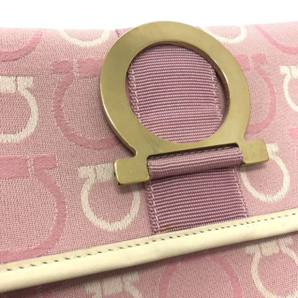 Salvatore Ferragamo Pre-owned Fabric shoulder-bags Pink Dames