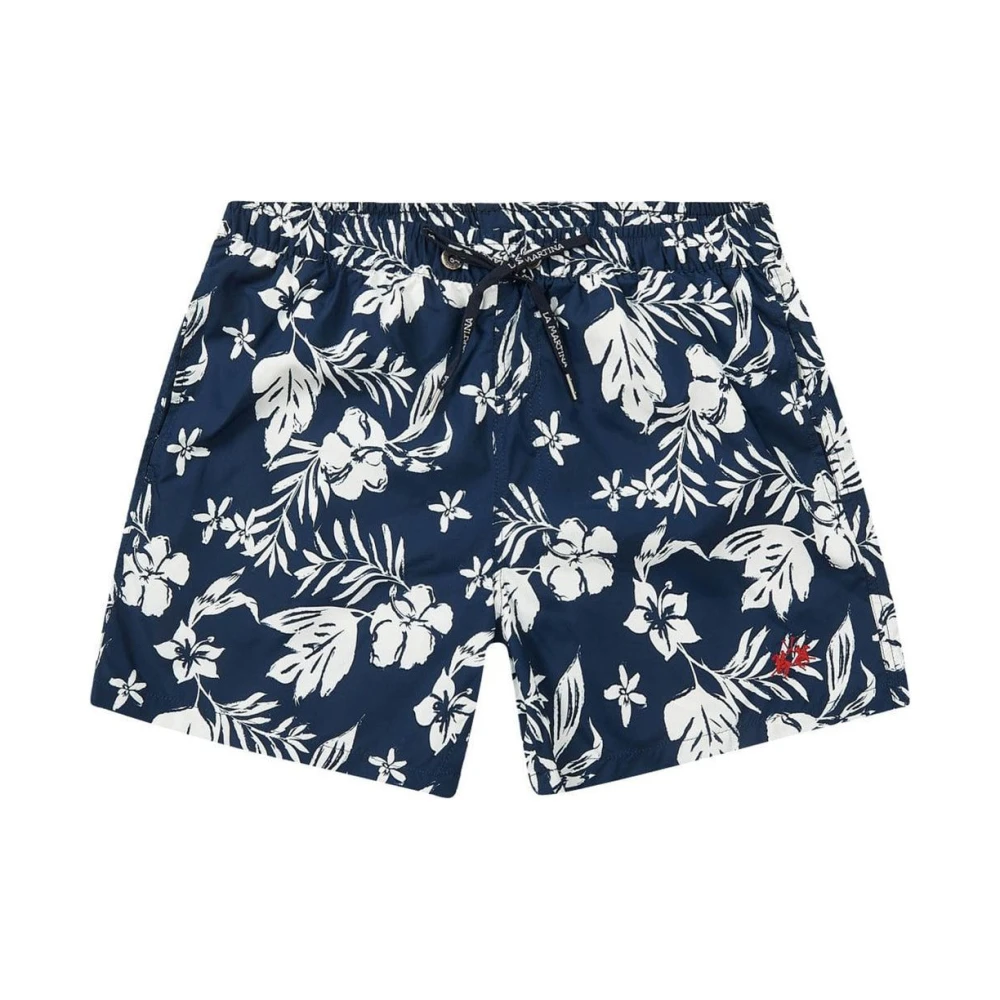 LA MARTINA Bloemen Boxershorts met Trekkoord Taille Multicolor Heren