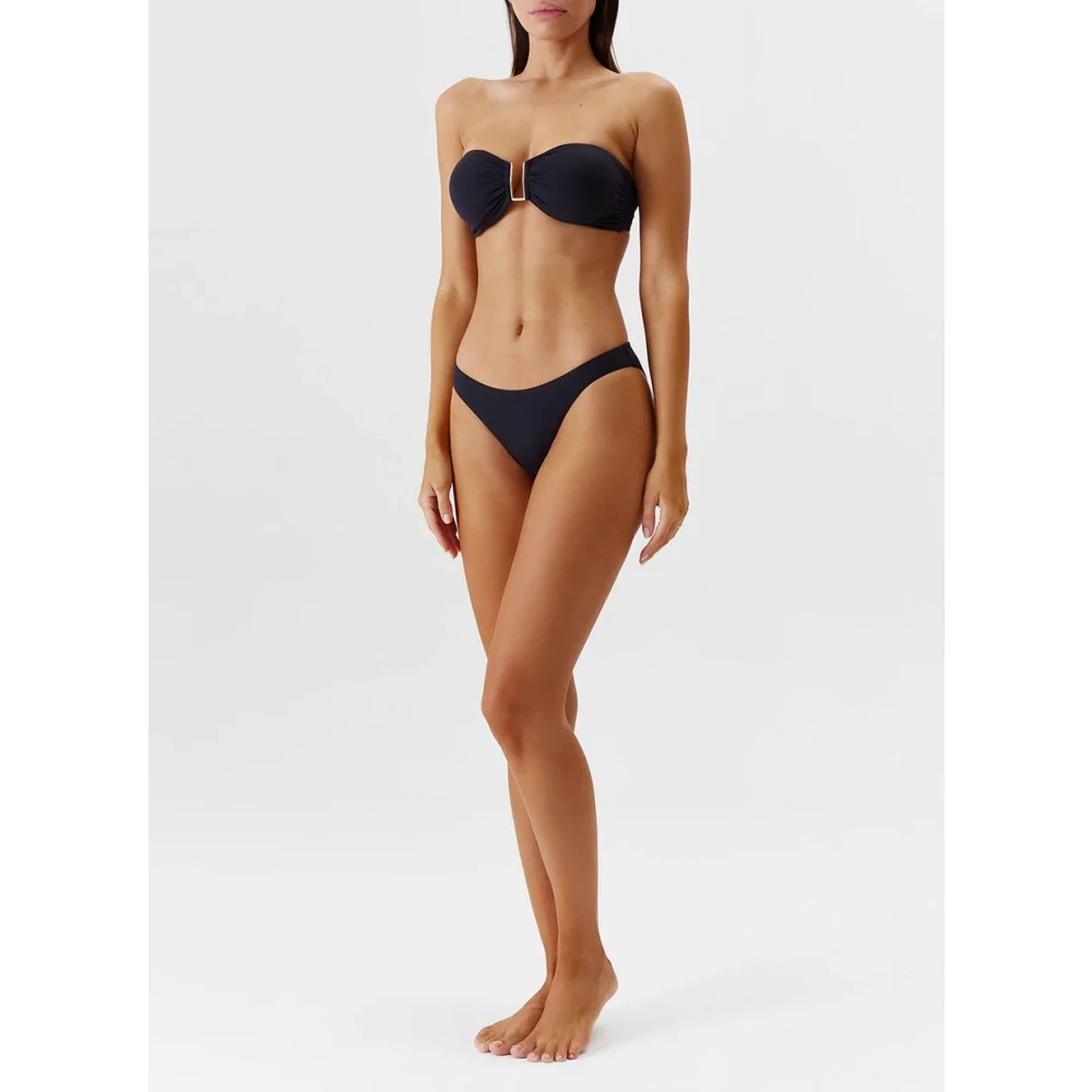 Melissa Odabash Zwarte Bandeau Bikini Top Black Dames