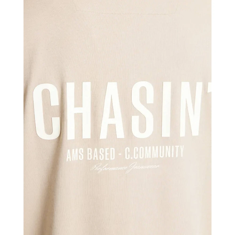 Chasin Korte Mouw T-shirt Mayor Beige Heren