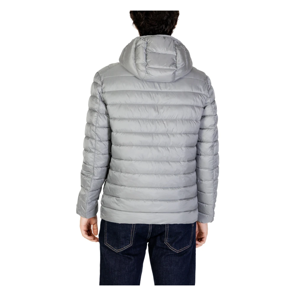 Gianni Lupo Grijze Rits Hoodie Jas Herfst Winter Gray Heren