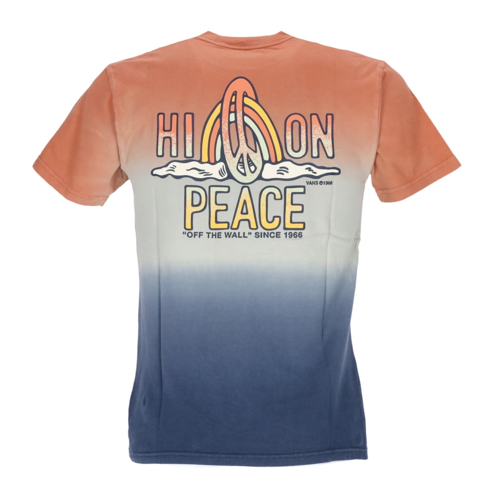 Vans Dip Dye Tee Melon Celadon Green Multicolor Heren