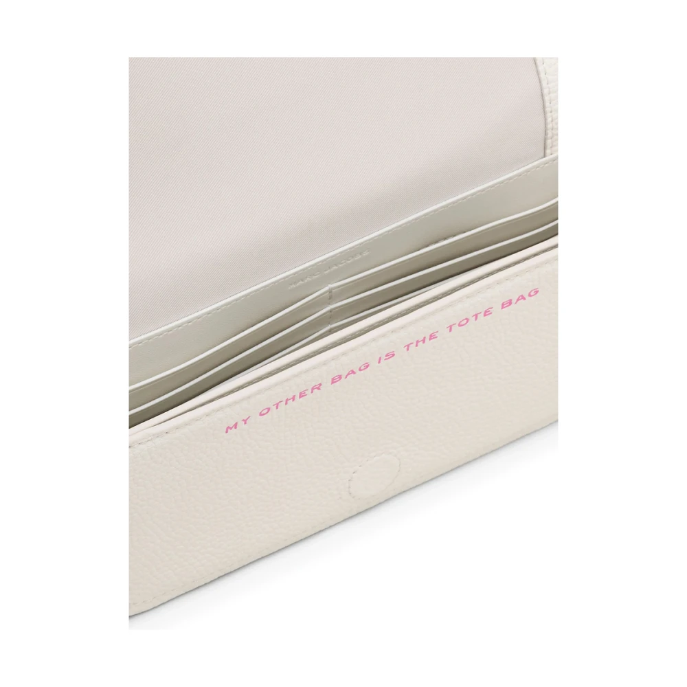 Marc Jacobs Witte Schoudertas met Afneembare Band White Dames