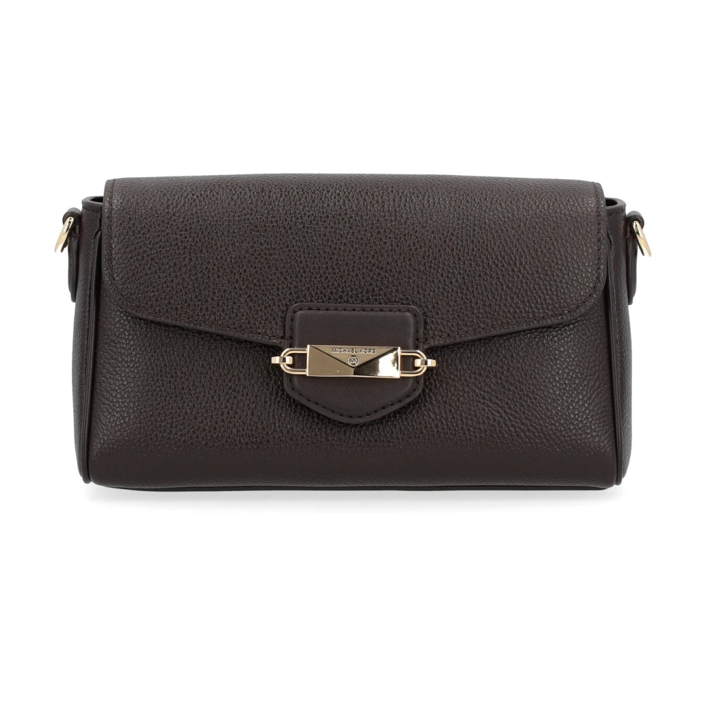 Michael Kors Bruine leren Fleur schoudertas Brown Dames