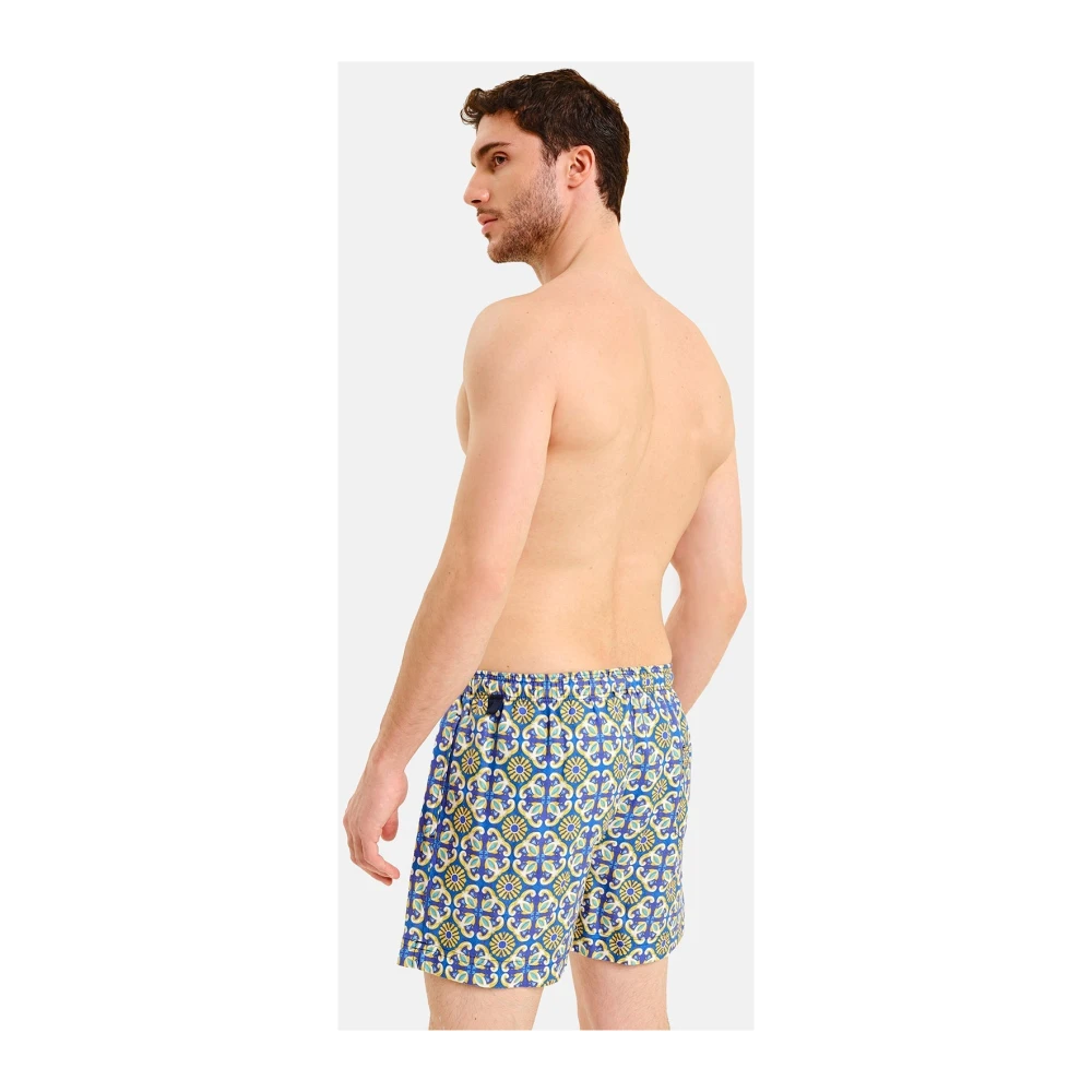 Peninsula Mediterrane Linnen Zwembroek Multicolor Heren