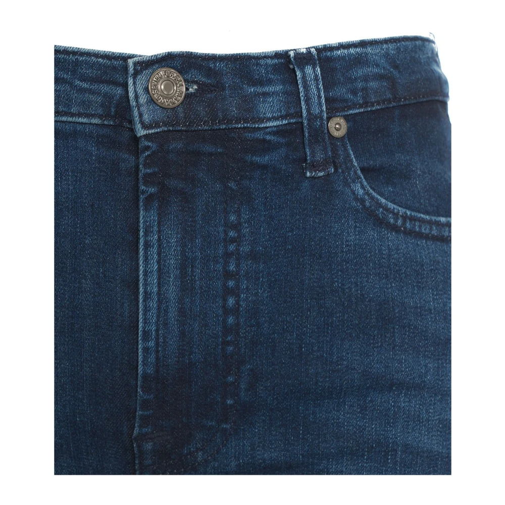 7 For All Mankind Blauwe Flared Jeans Modern Dojo Blue Dames