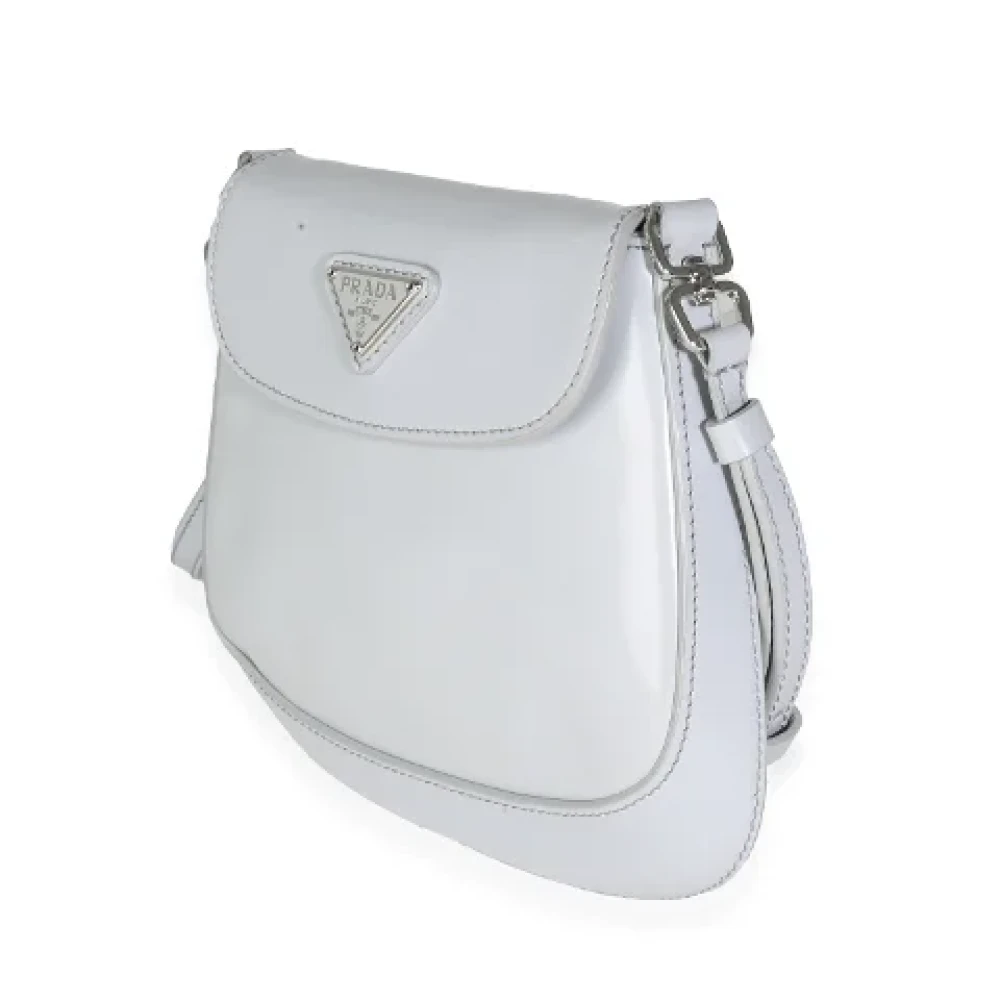Prada Vintage Pre-owned Leather prada-bags Gray Dames