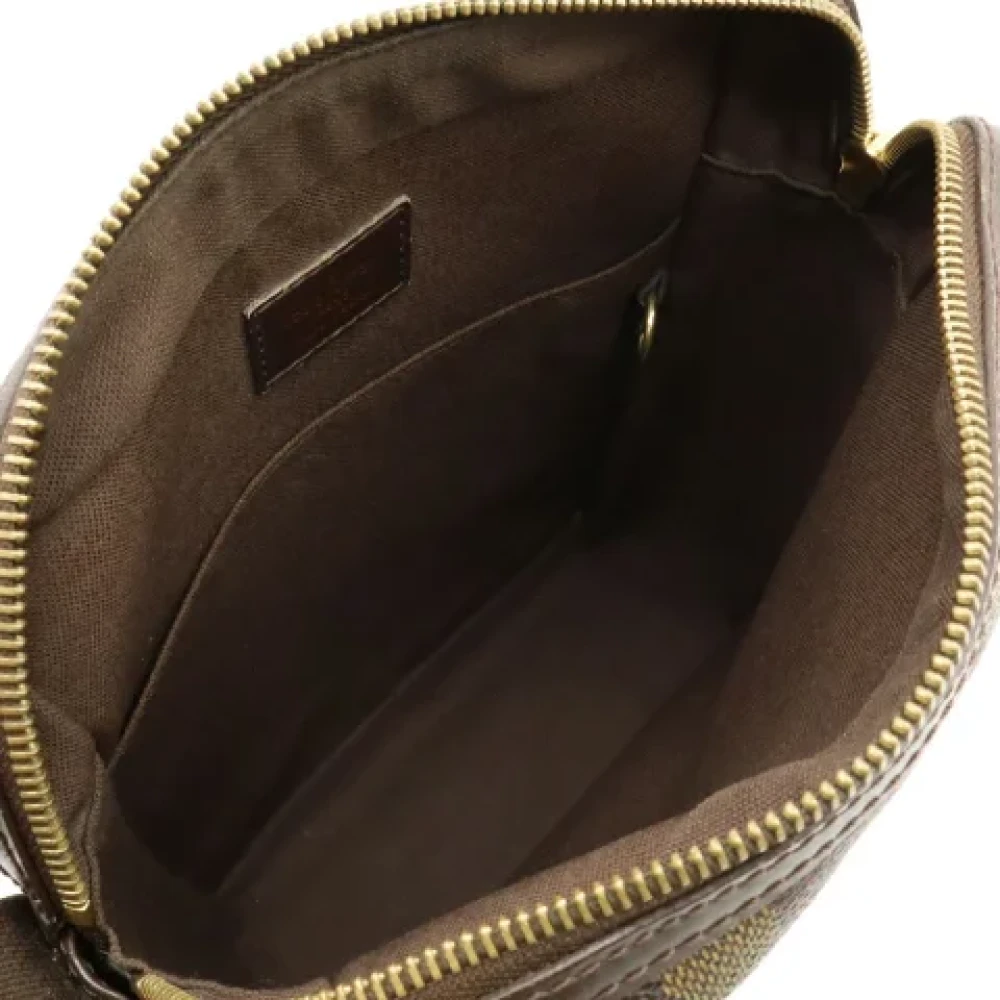 Louis Vuitton Vintage Pre-owned Plastic shoulder-bags Brown Dames